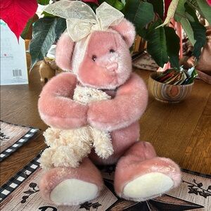 Pink Teddy Bear with Bow